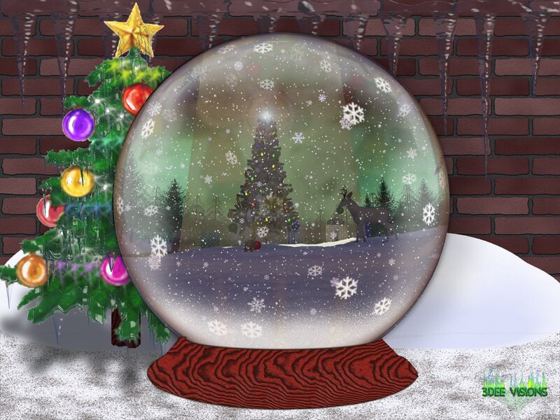 Snow Globe with Deer