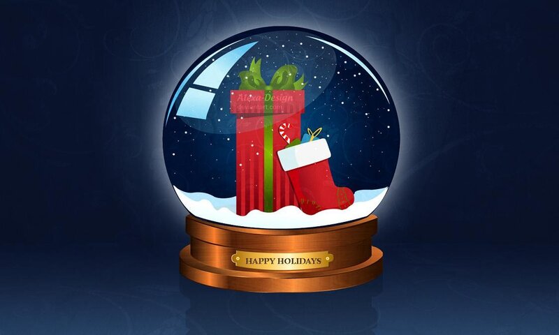 Snow Globe with Gifts