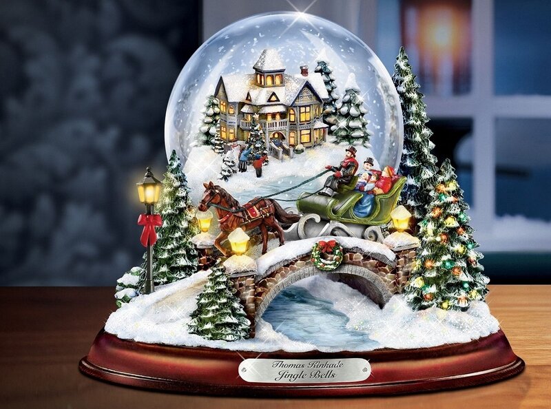 Snow Globe with Sleigh