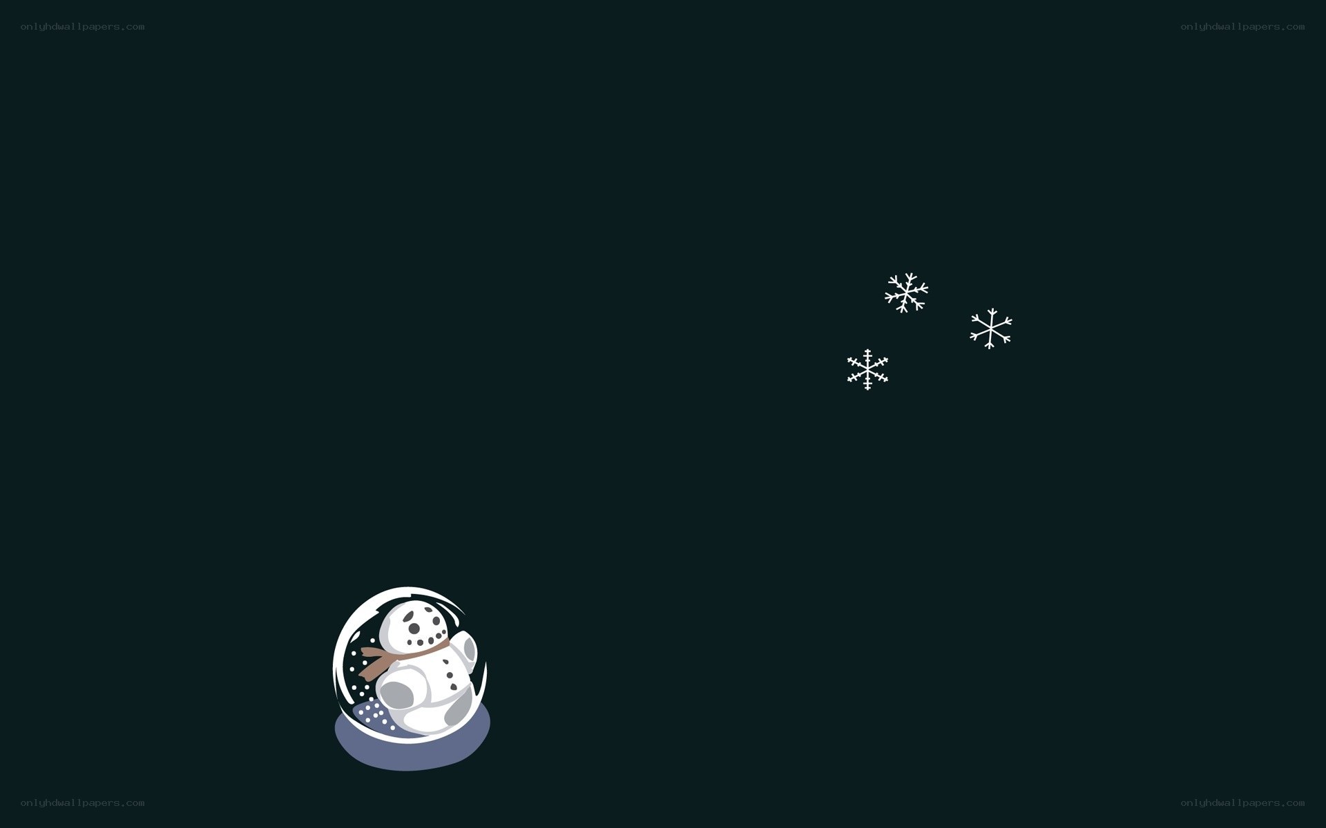 snow globe with snowman