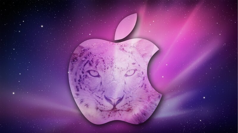 Snow Leopard in Apple Logo