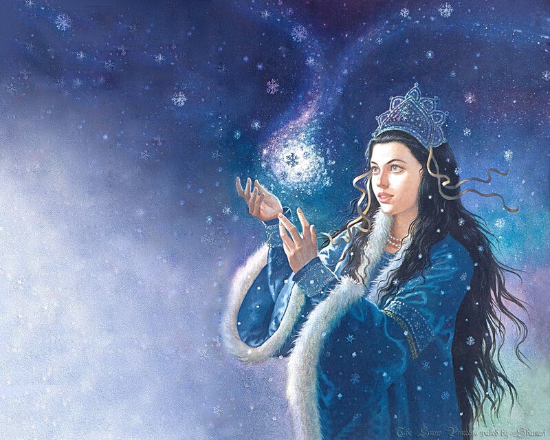 Snow Princess in Winter