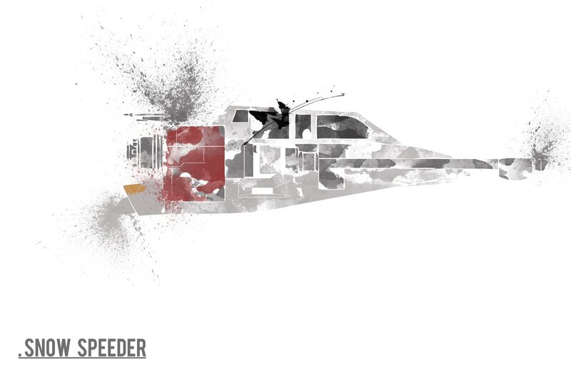 Snow Speeder Vehicle