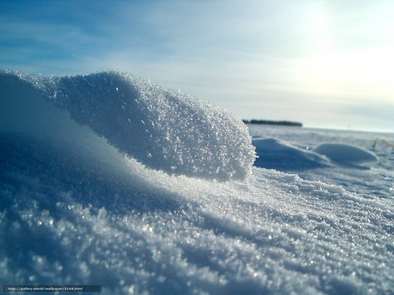 Snow texture under sunlight