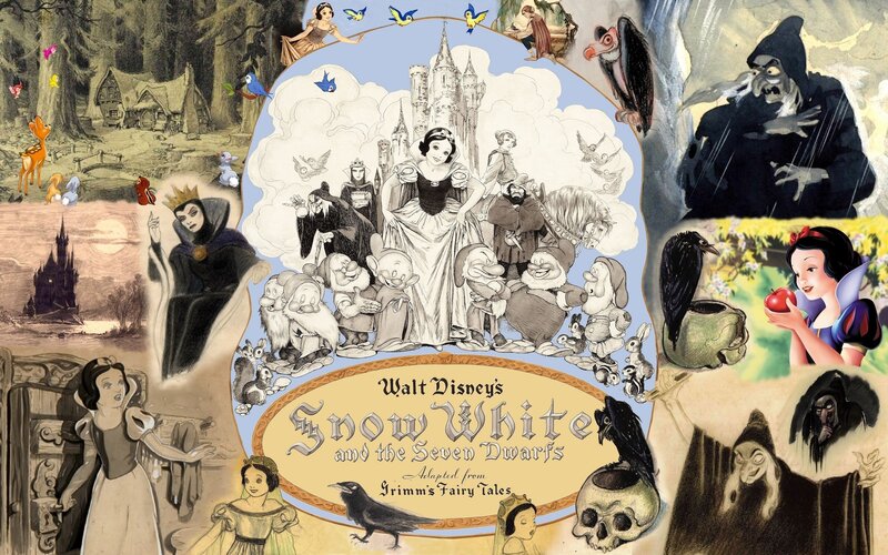 Snow White and Dwarfs — Blue, Dramatic