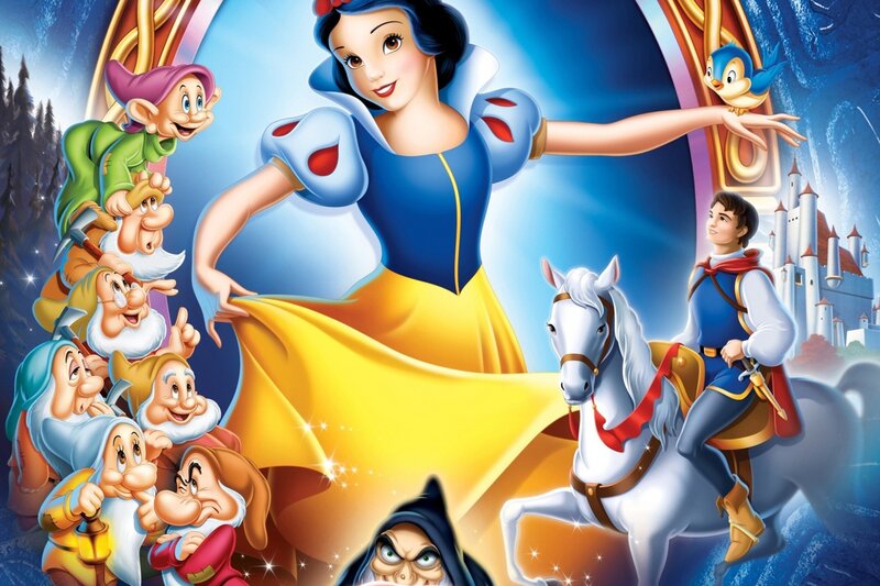 Snow White and Dwarfs — Blue, Fantastical