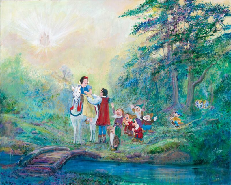 Snow White and Dwarfs — Green, Serene, Morning