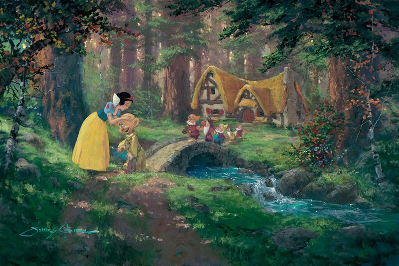 Snow White and Dwarfs — Green, Serene