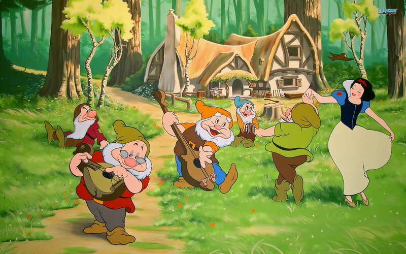 Snow White and Dwarfs — Green
