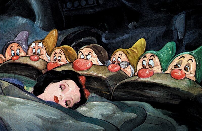 Snow White and the Seven Dwarfs — Green, Peaceful