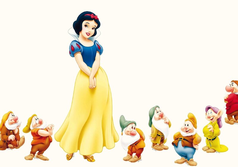 Snow White and the Seven Dwarfs — Yellow, Whimsical