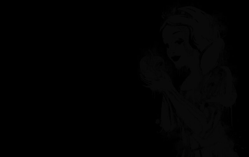 Snow White Character — Black, Dark