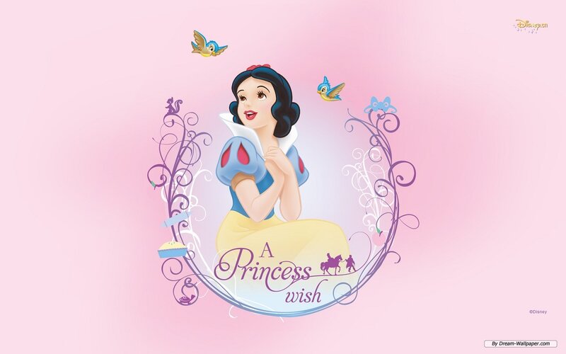 Snow White Character — Pink, Whimsical