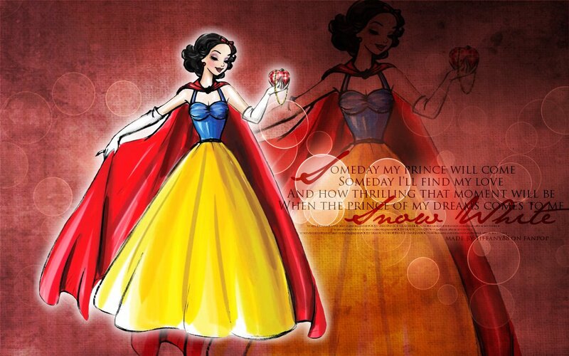Snow White Character — Red, Dreamy
