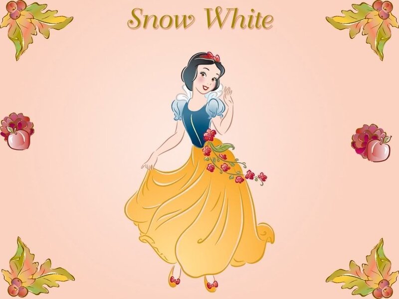 Snow White Character — Yellow, Calm