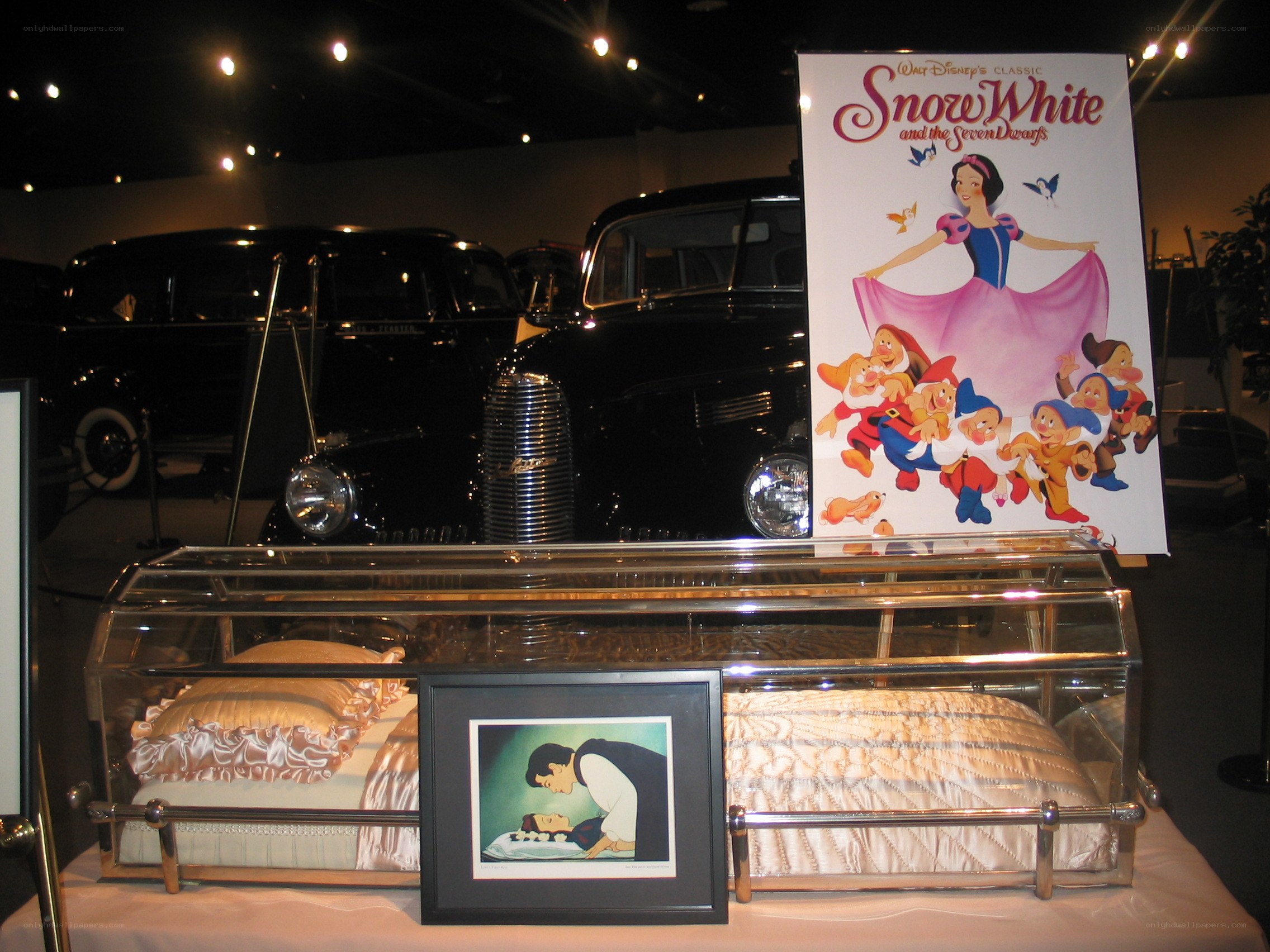 Snow White display at museum
