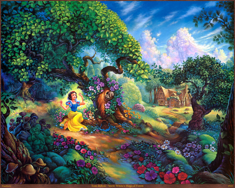 Snow White in Forest
