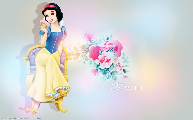 Snow White Sitting on a Chair