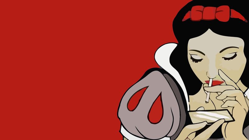 Snow White with a cigarette