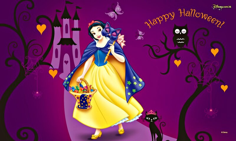 Snow White with Basket — Purple