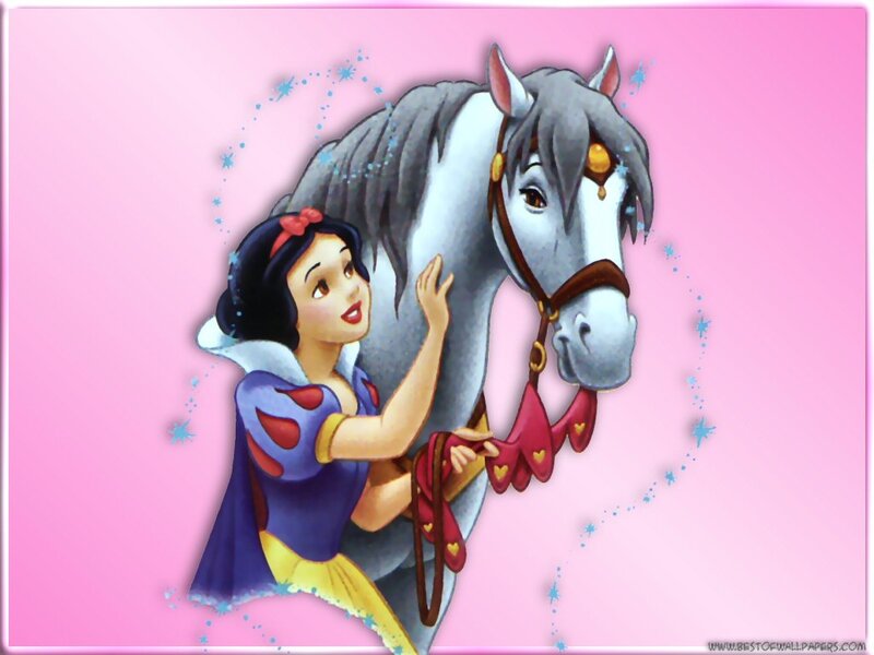 Snow White with Horse