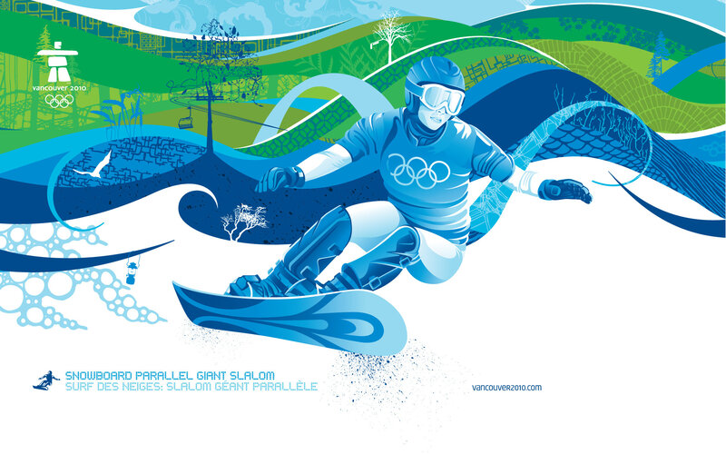 Snowboard Parallel Giant Slalom