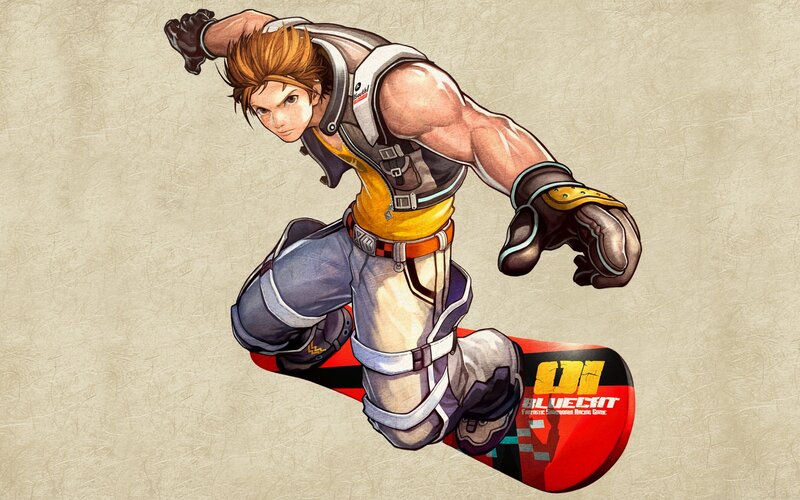 snowboarder character art