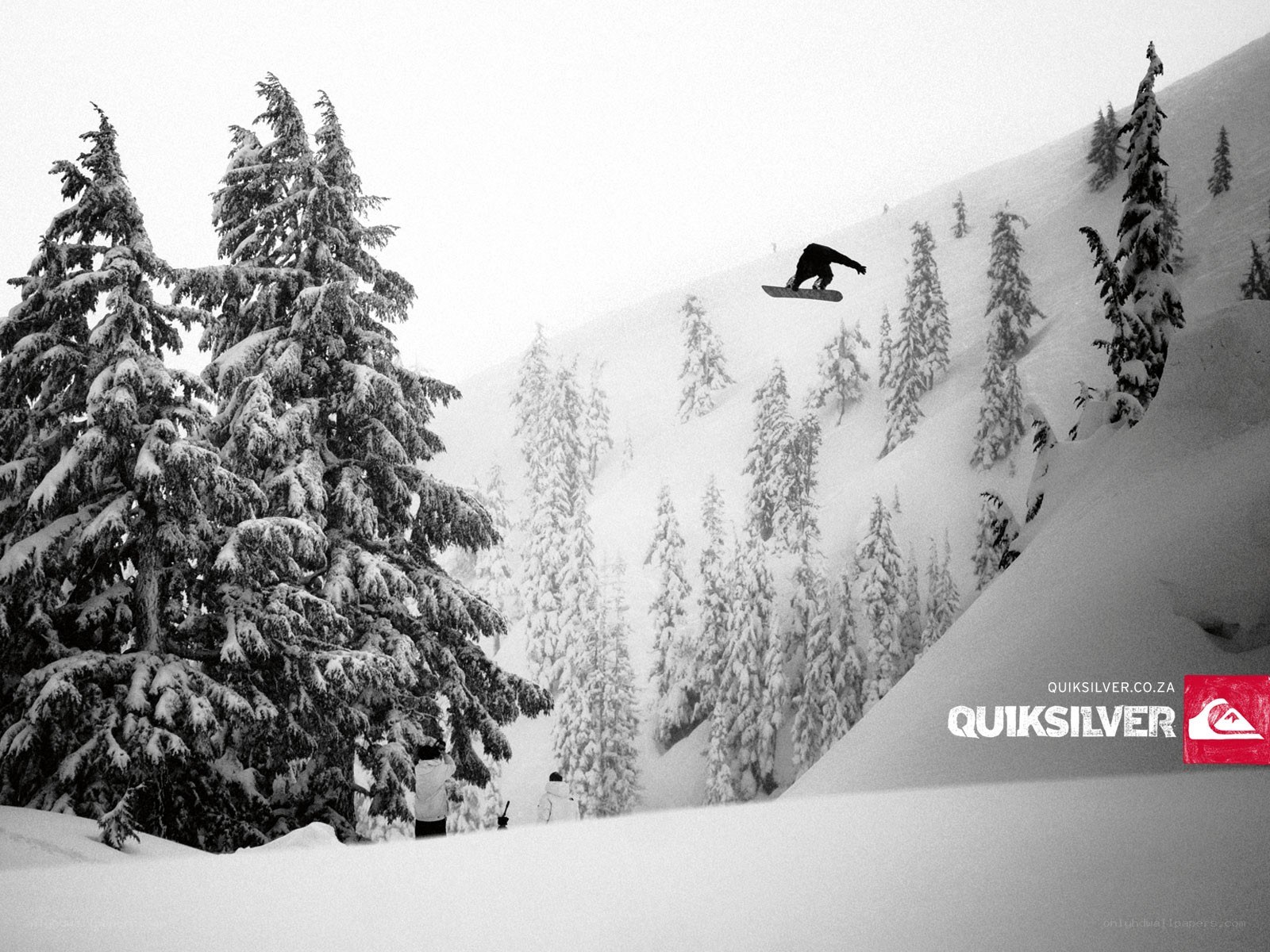 snowboarder in mid-air