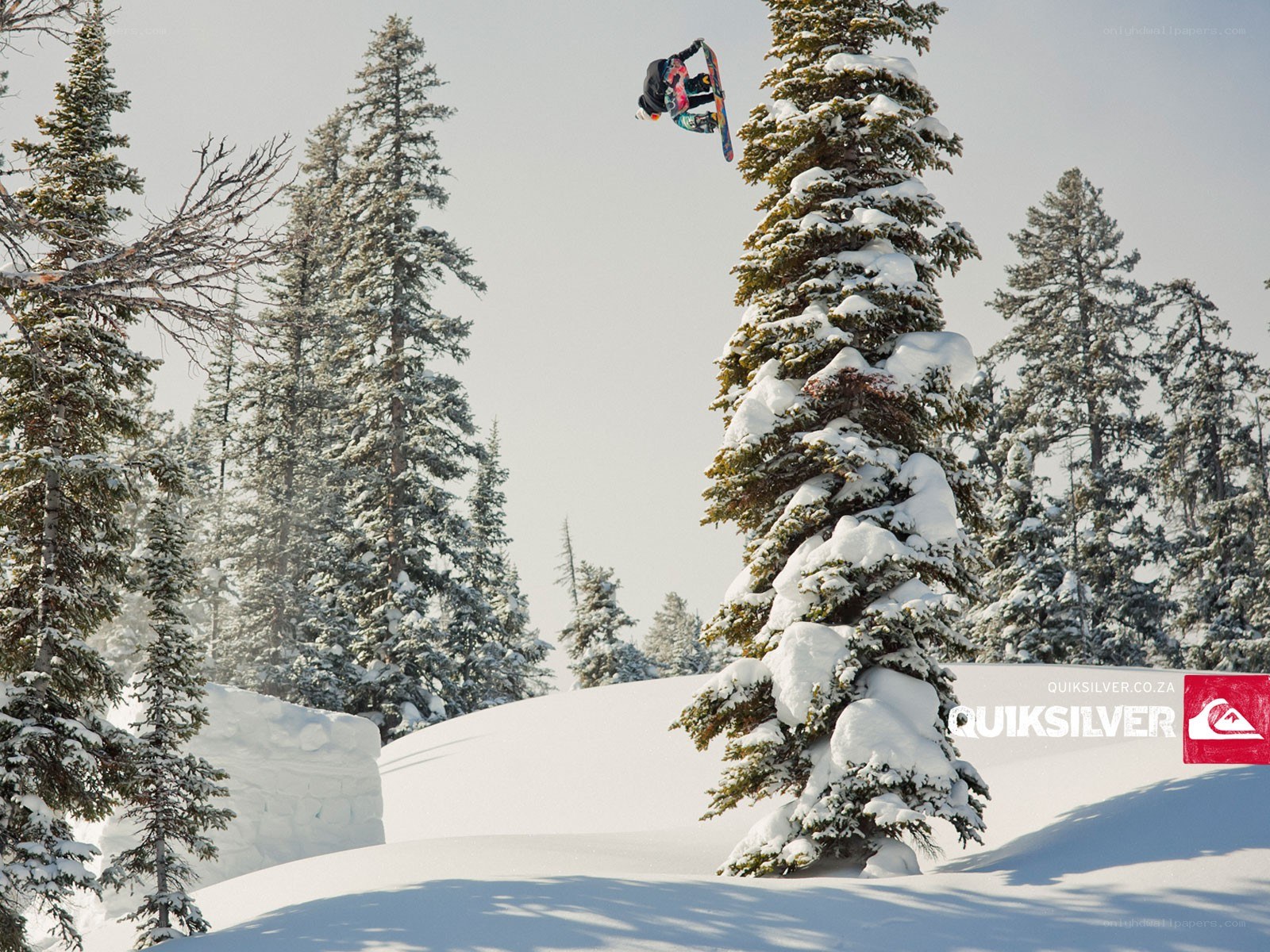 snowboarder mid-air jump