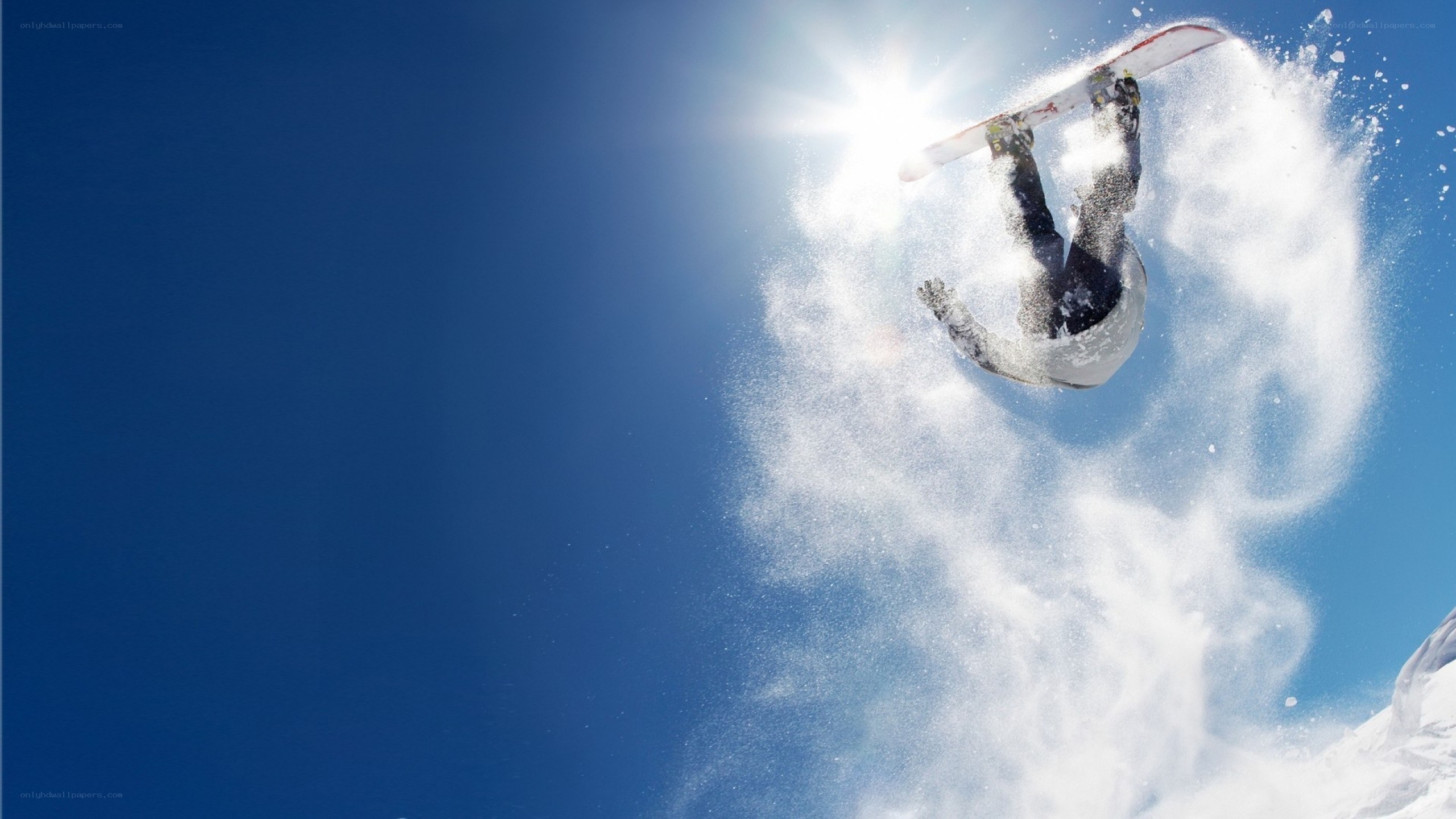 snowboarder performing aerial trick