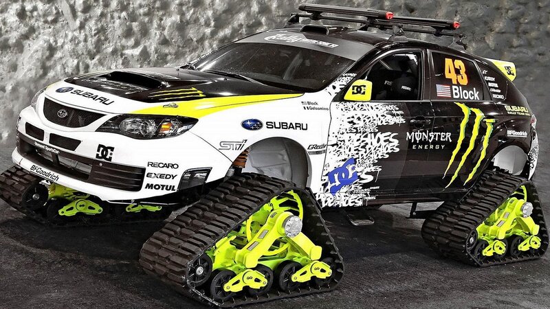 Snowcat Rally Car — Black
