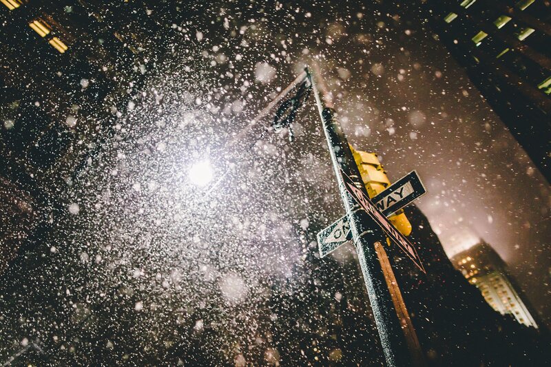 Snowfall at Night
