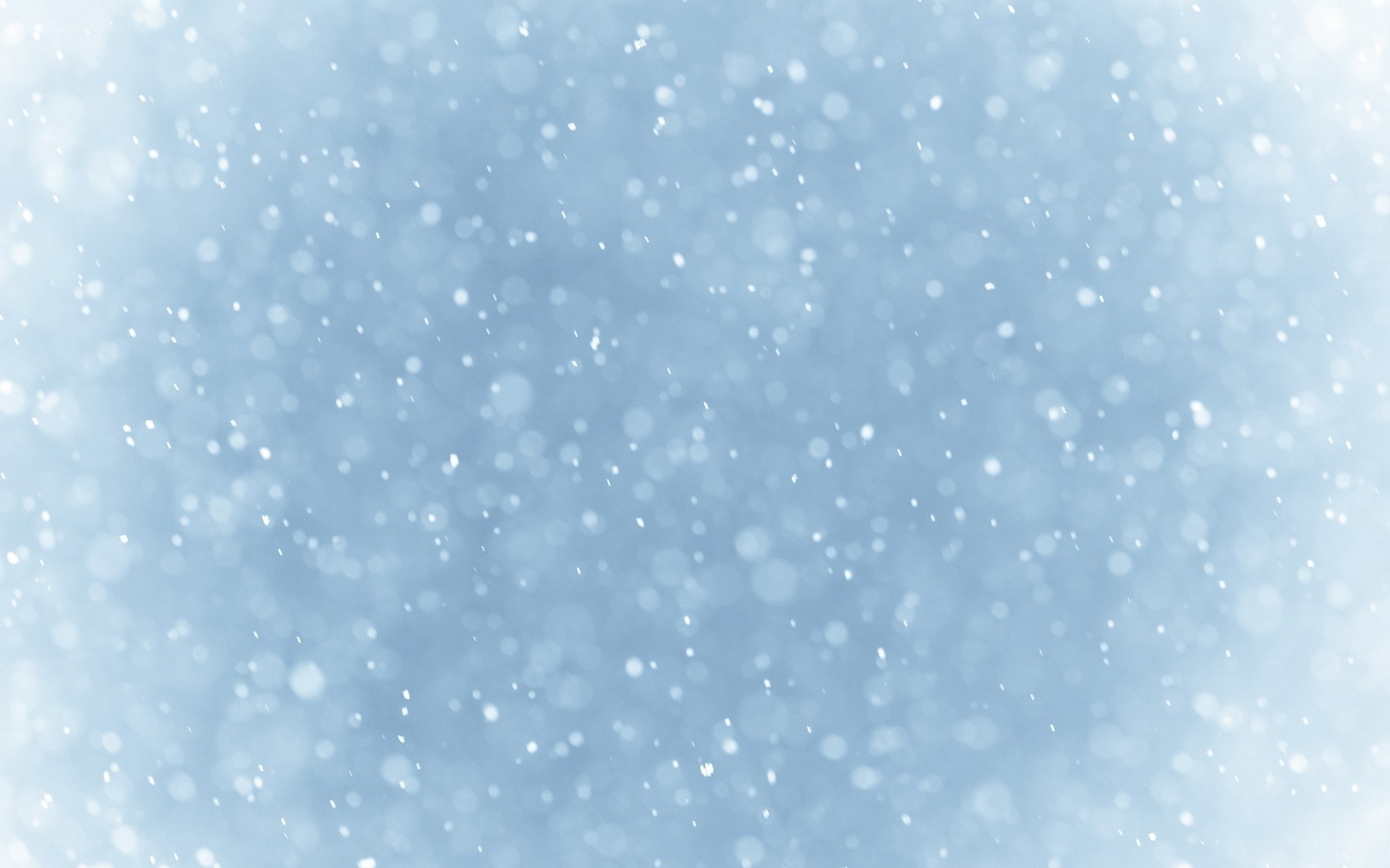 snowfall in soft light