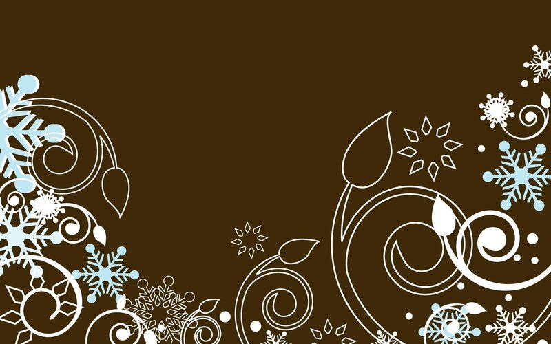snowflake and swirl pattern