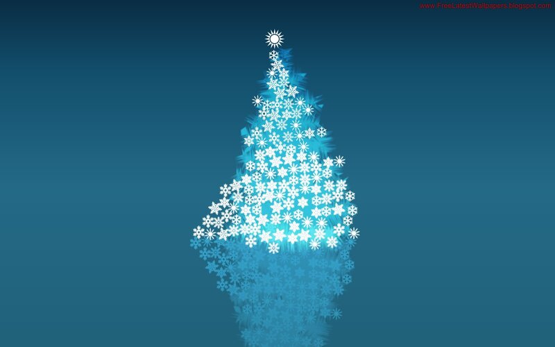 snowflake christmas tree