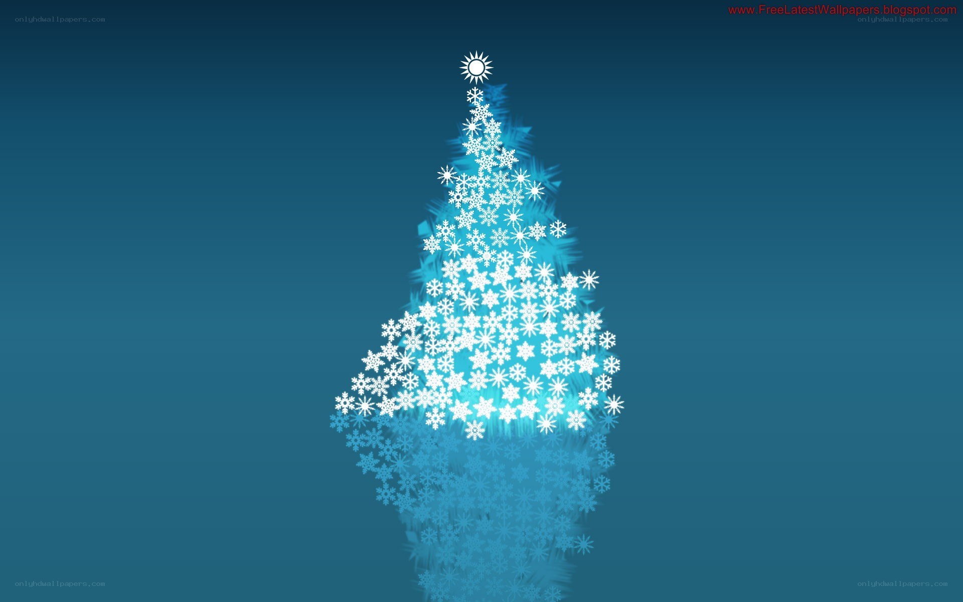 snowflake christmas tree