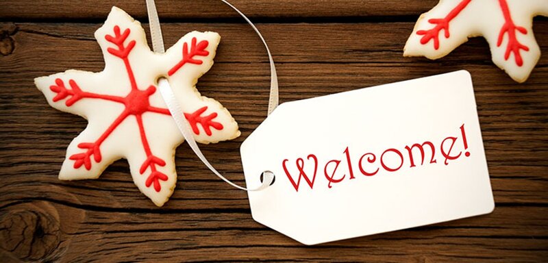 Snowflake Cookies on Wood — Brown, Welcoming