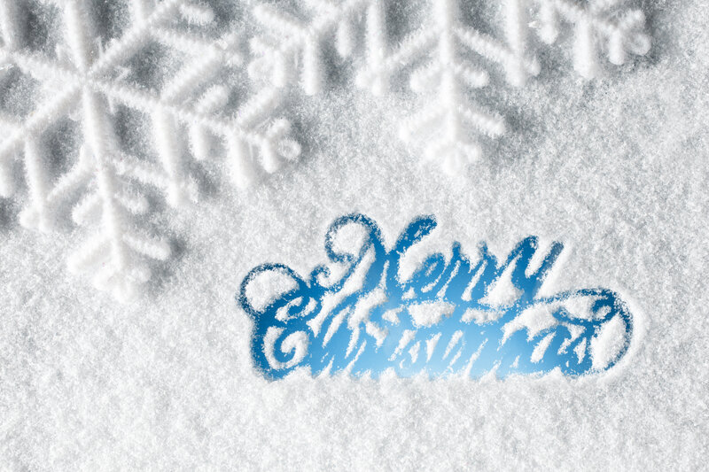 Snowflake Design in Snow