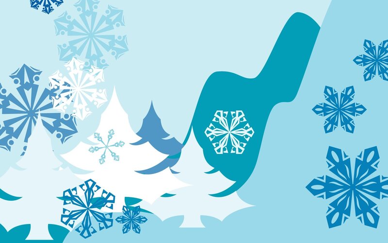 Snowflake Design with Trees