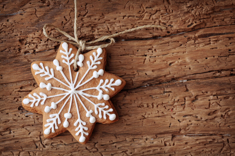 Snowflake Gingerbread Cookie