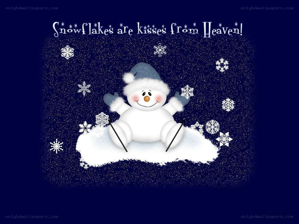 Snowflake kisses from heaven