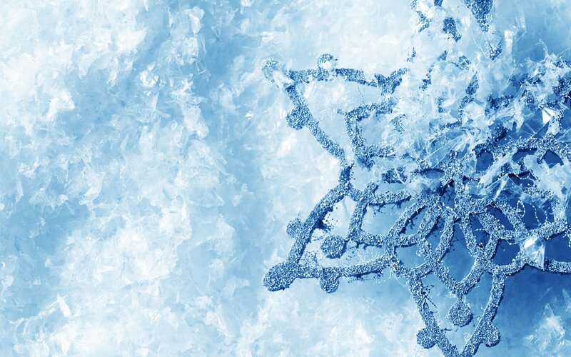 Snowflake on Ice