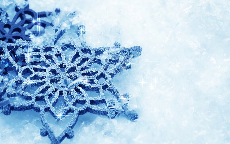 Snowflake Ornament — Blue