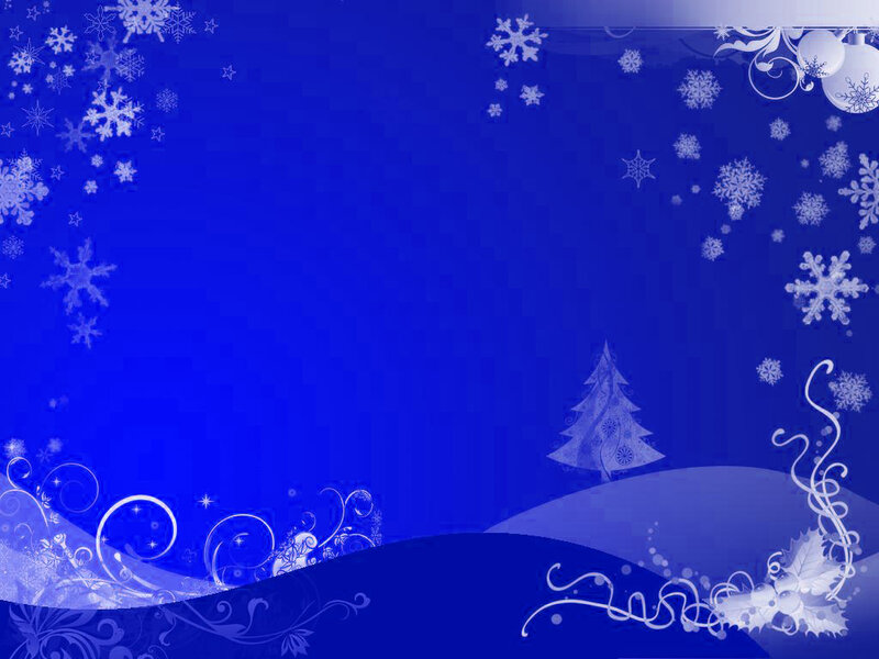 Snowflake Pattern Background — Blue