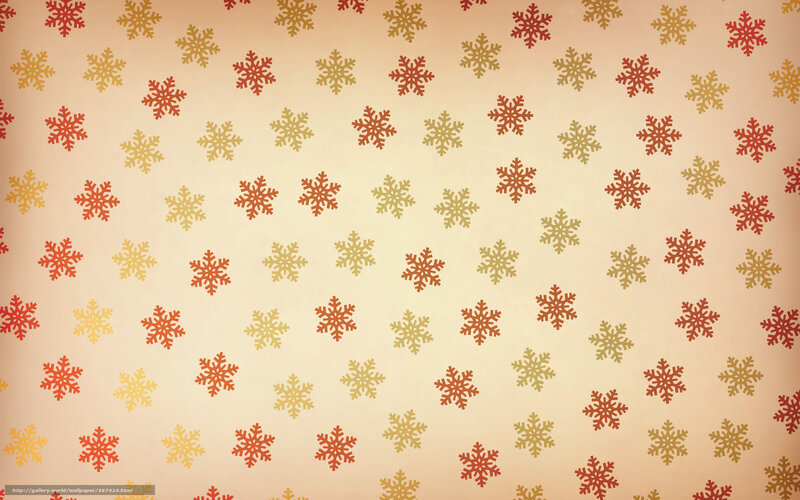 Snowflake Pattern — Beige, Festive