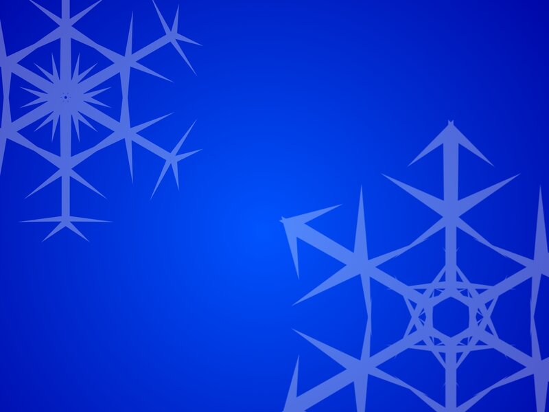 Snowflake Patterns — Blue, Calm, Winter