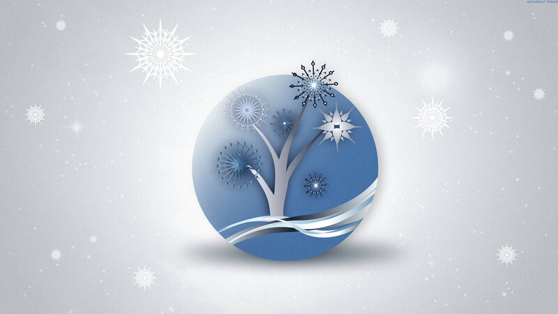 Snowflake Tree Design