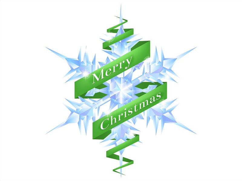 Snowflake with Ribbon
