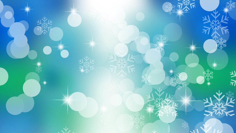 Snowflakes and Bokeh Lights
