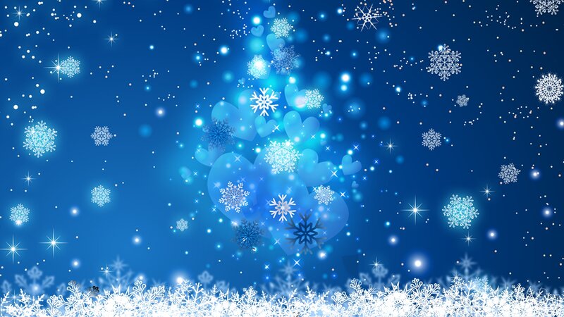 Snowflakes and Hearts